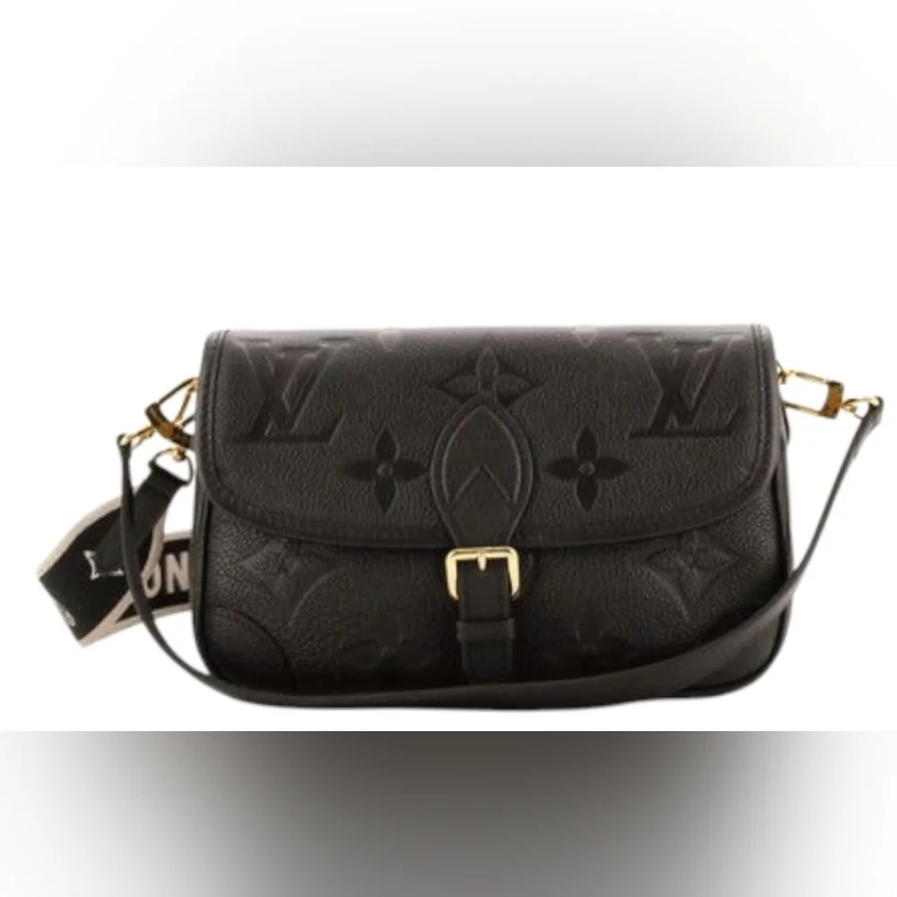 Louis Vuitton Black Empreinte Leather Diane NM Bag